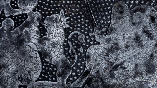 Rustkammaren. Carl Gustaf Wrangels ringkrage, detalj, 1666 - Skoklosters slott - 88037