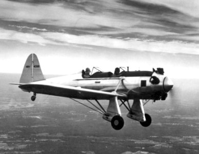 Ryan NR-1 Recruit US Navy trainer in flight