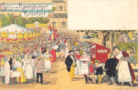 Rutenfest Ravensburg AK vor 1909