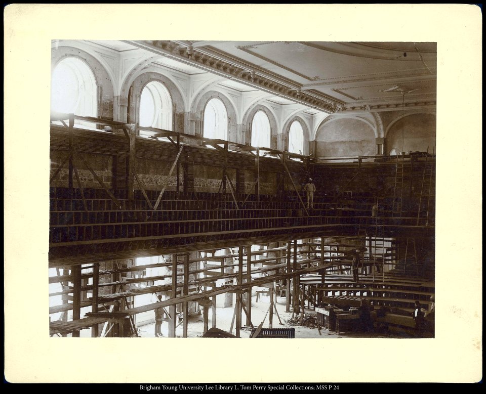 S.L. Temple under construction