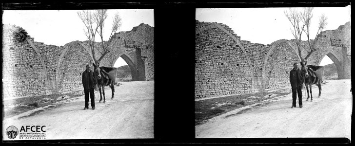 Ruïnes de l'aqüeducte de Santa Llúcia als voltants de Morella
