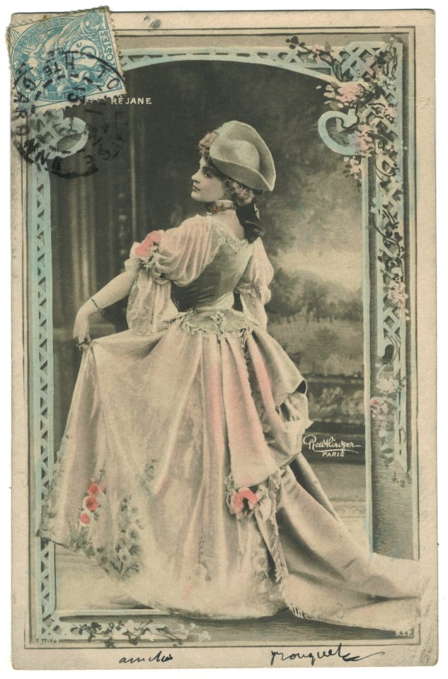 RÉJANE-POREL, M. (Gabrielle REJU) SIP. 910-7. Photo Reutlinger