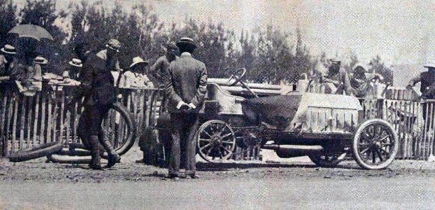 Réparation d'un bandage peumatique, Grand Prix de l'ACF 1906
