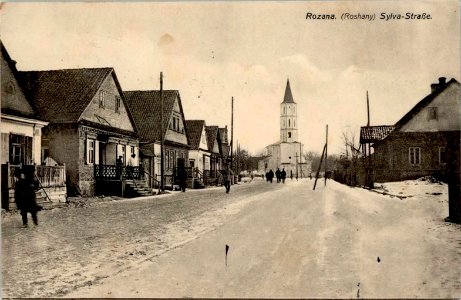 Ružany, Młynavaja. Ружаны, Млынавая (1916)