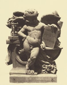 Réunion des Tuileries au Louvre 1852–1857 Getty Museum vol1 33 L'Astronomie, Sculpture by Jean-François Soitoux