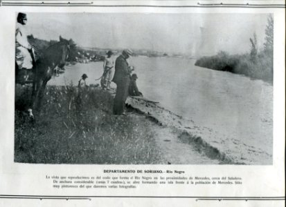 Río Negro a la altura de Mercedes - Soriano