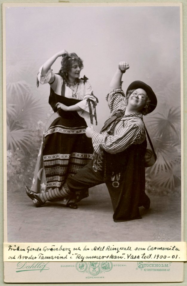 Rymmerskan, Vasateatern 1900. Rollporträtt - SMV - H3 107