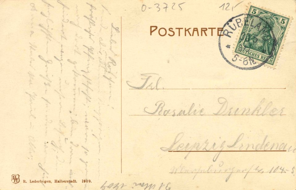 Rübeland (Harz), Sachsen-Anhalt - Höhlenschenke (back) (Zeno Ansichtskarten)