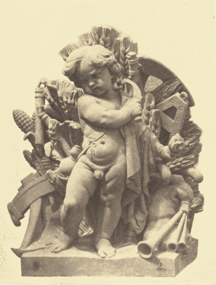 Réunion des Tuileries au Louvre 1852–1857 Getty Museum vol1 27 L'Eté, Sculpture by Vital Dubray