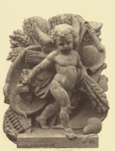 Réunion des Tuileries au Louvre 1852–1857 Getty Museum vol1 31 La Moisson, Sculpture by Alexandre Schoenewerk