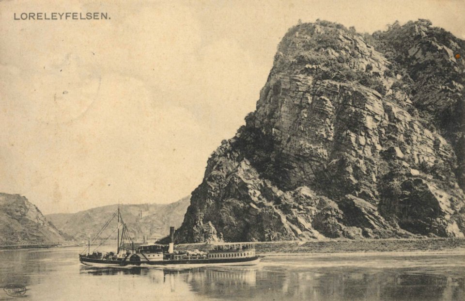 Rüdesheim, Rheinland-Pfalz - Loreleyfelsen (Zeno Ansichtskarten)
