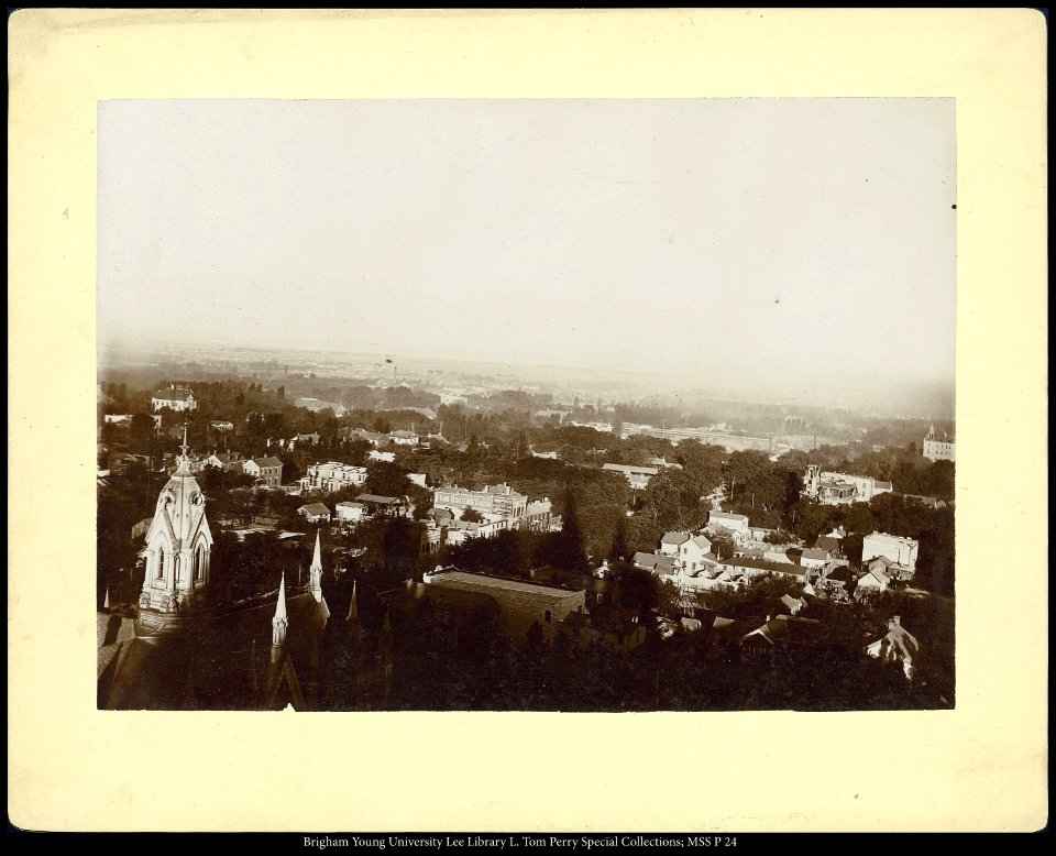 S.L.C. view from temple