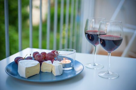Wine cheese summer