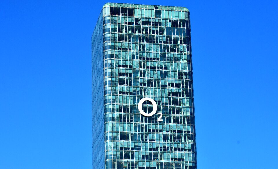 Glass facade building architecture