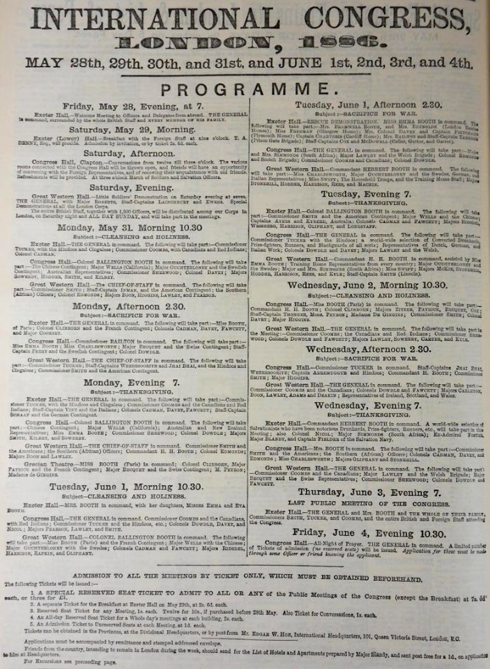 SA International Congress 1886
