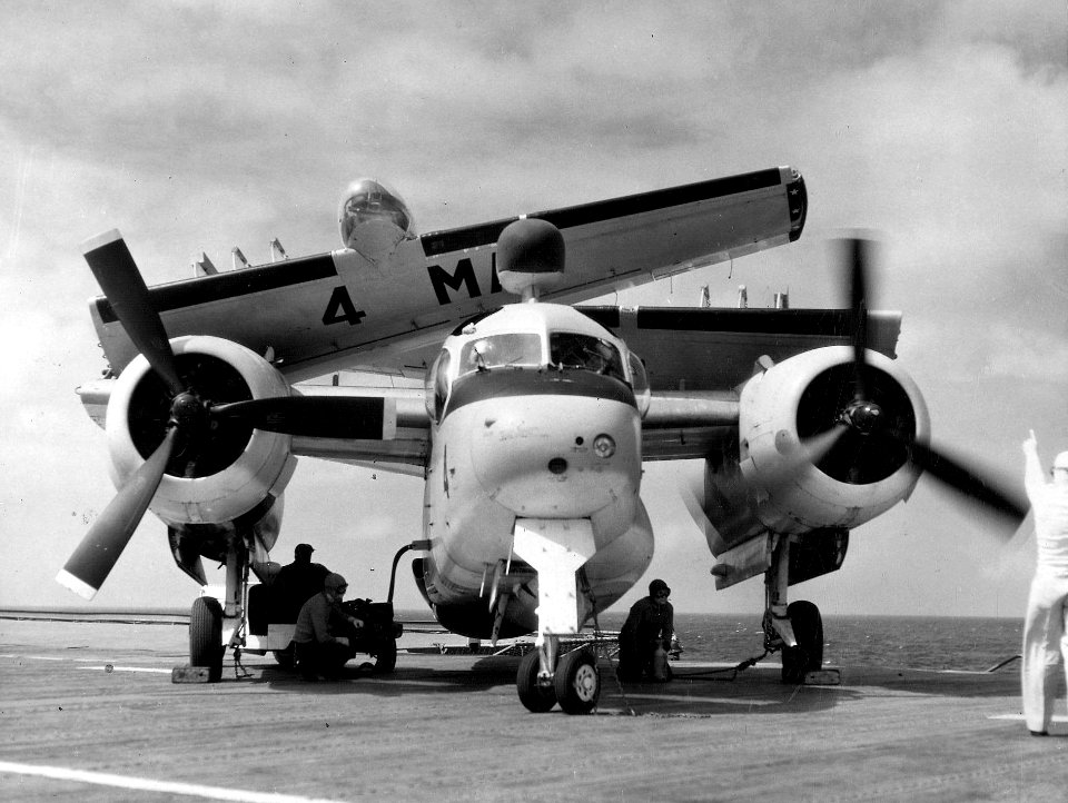 S2F-1 of VS-27 on USS Tarawa (CVS-40) c1959