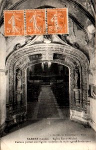 Sabres - église - portail 1