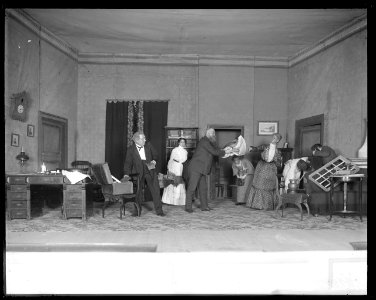 Sabinskornas bortrövande, Svenska teatern 1904. Föreställningsbild - SMV - SvT109