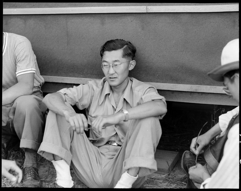 Sacramento, California. Bill Fujii, evacuee of Japanese ancestry, who has completed three years in . . . - NARA - 537781
