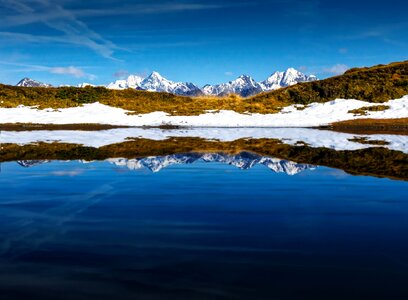 Nature water reflection austria photo