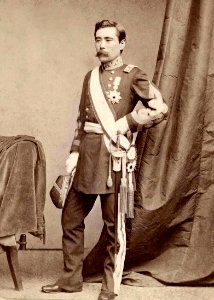 Saigo Tsugumichi by Gutekunst, 1876