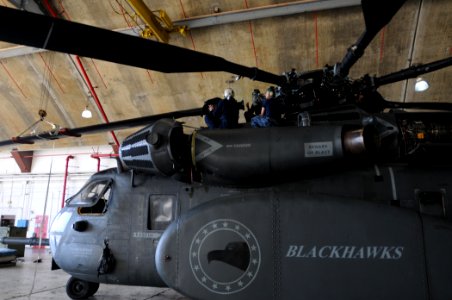 Sailor fixes helicopter used in Haiti relief efforts DVIDS249258