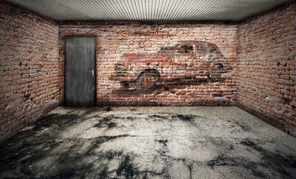 Stone floor ailing bricks