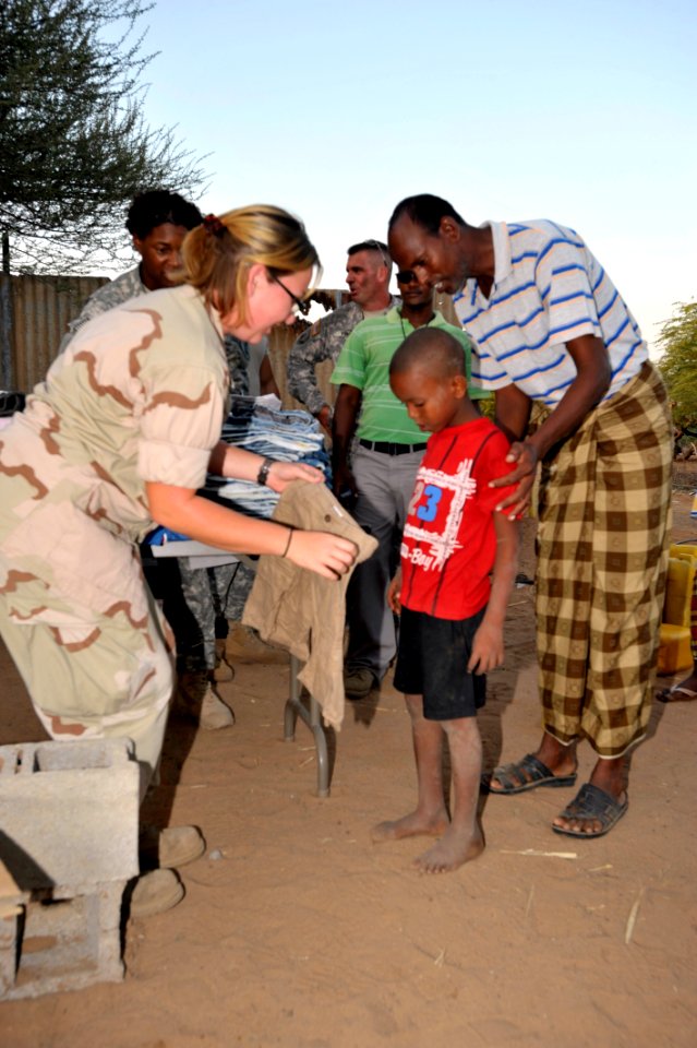 Sailors and Army Civil Affairs at CJTF-HOA Visit Djiboutian Village DVIDS223467