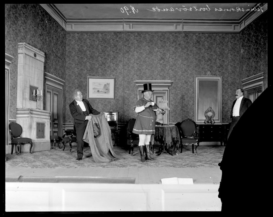 Sabinskornas bortrövande, Svenska teatern 1904. Föreställningsbild - SMV - SvT110