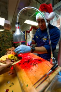 Sailors celebrate Christmas. (16112800496)