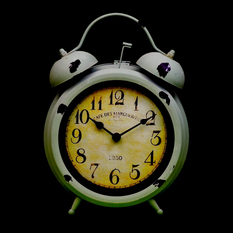 Time of time clock face