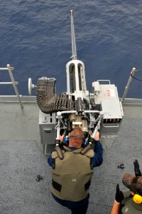 Sailors conduct a live-fire exercise. (9017084477)