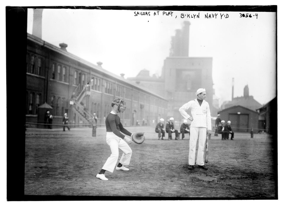 Sailors at play, Brooklyn Navy Yard LCCN2014696006