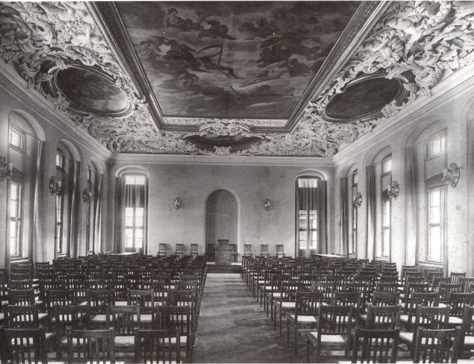 Saal alte Boerse Leipzig um 1908
