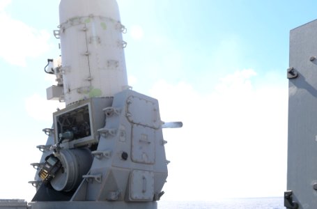 Sailors fire Phalanx close-in weapons system 140905-N-GW918-004