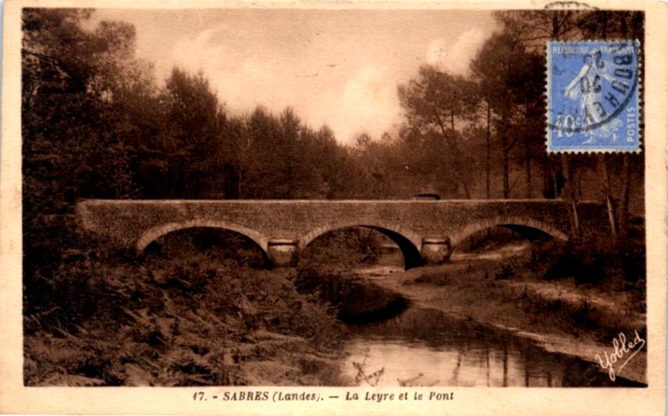 Sabres - La Leyre et le pont