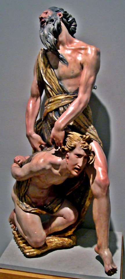 Sacrificio de Isaac-2 (Alonso Berruguete)