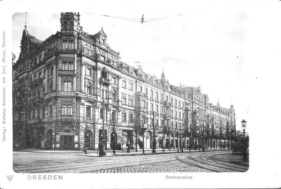 Sachsenallee bella época Dresde