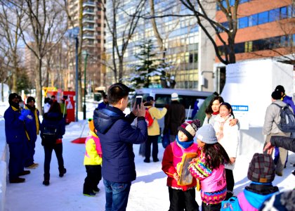 Sailors participate in 67th Annual Snow Festival 160204-N-OK605-094