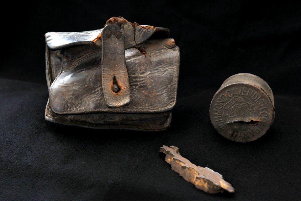 Sacoche en cuir, Roger Lanore