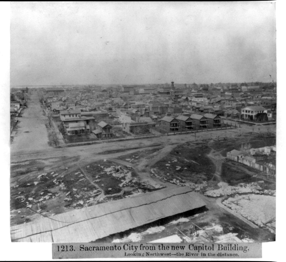 Sacramento City from the new Capitol Building looking Northwest-the River in the distance LCCN2002724166