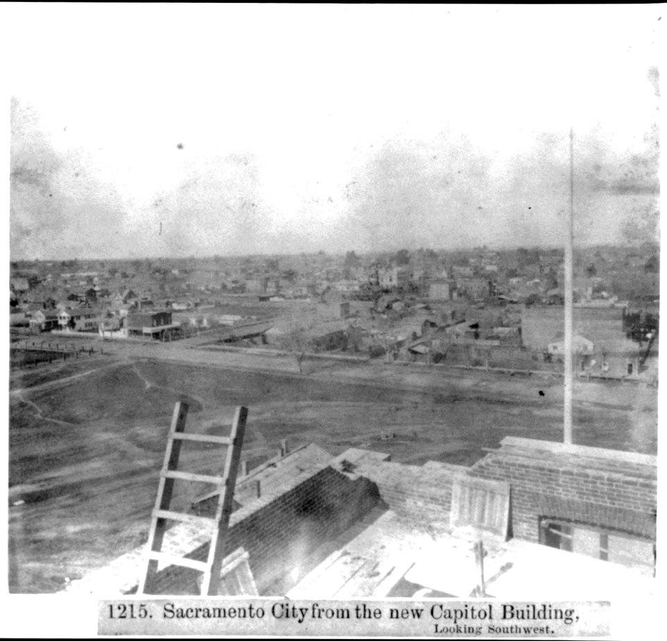 Sacramento City from the new Capitol Building, looking Southwest LCCN2002723138