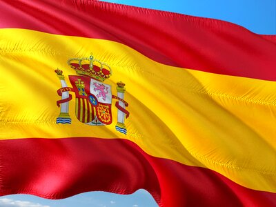 Europe european union flag spain photo