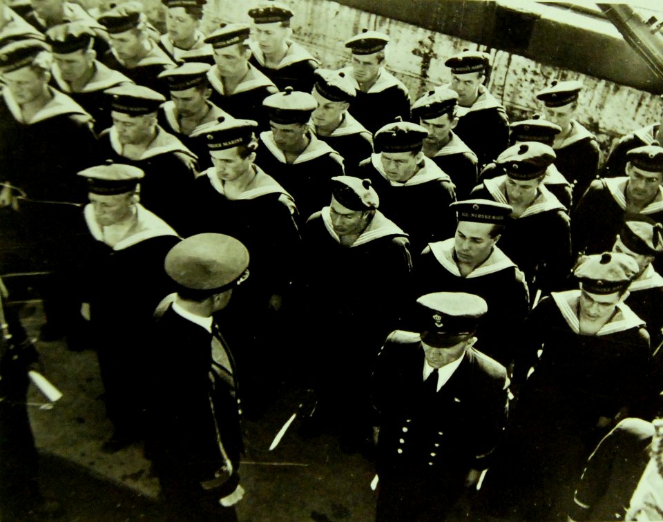 Sailors of the Royal Norwegian Navy, probably 1942 (22230811738)