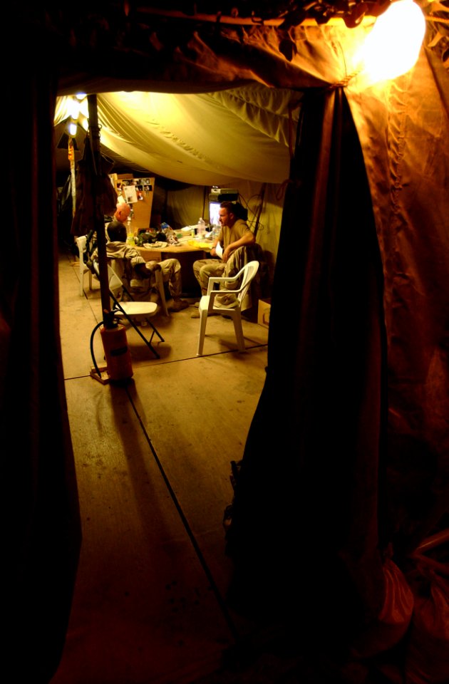 Sailors relax between patrols