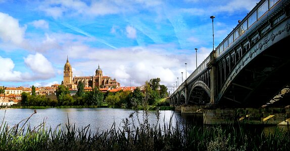 Attraction river bridge