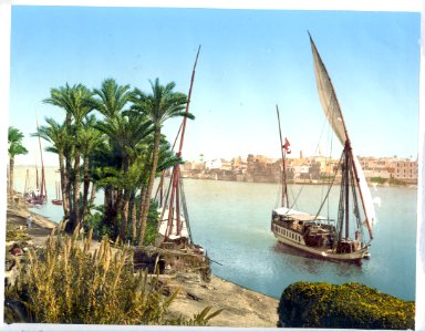 Sailboat on the Nile, Cairo, Egypt LCCN2003653101