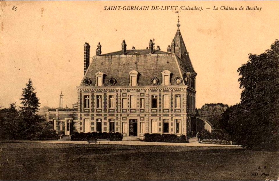 Saint germain de livet chateau du boullay