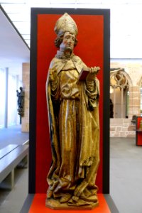 Saint Louis of Toulouse, by the Master of the Pilsener Kreuzigung, Nuremberg, c. 1450, limewood - Germanisches Nationalmuseum - Nuremberg, Germany -DSC02834 photo