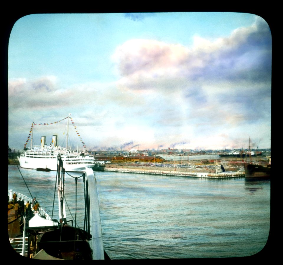 Saint Petersburg harbor scene